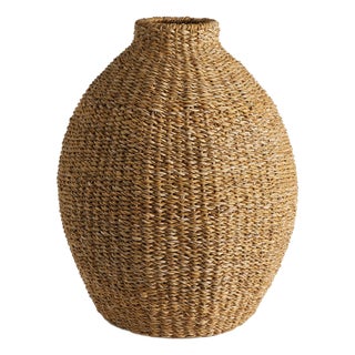 Seagrass Teardrop Vase For Sale