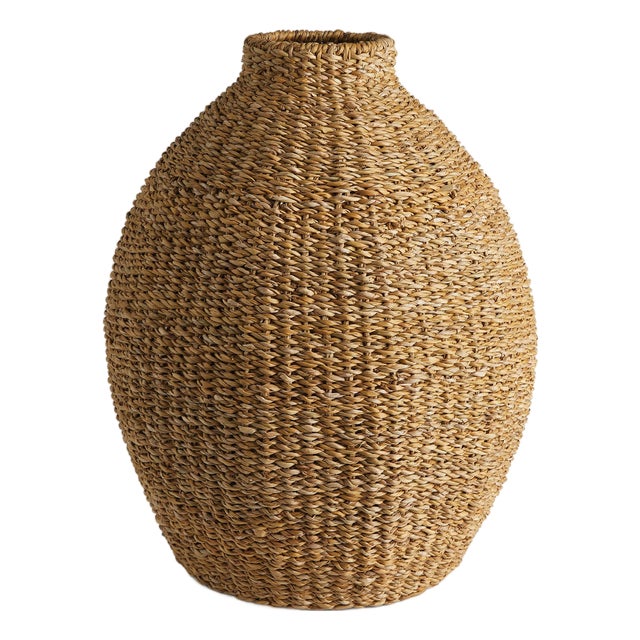 Seagrass Teardrop Vase For Sale