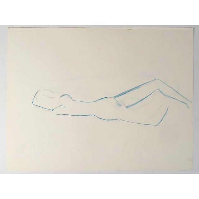 2000 - 2009 A Silhouette and a Reclining Figure, 1900s, Paper For Sale - Image 5 of 9