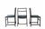 Dining Chairs by Renato Venturi for Mim Roma, Italy 1960s, Set of 3 For Sale - Image 4 of 10