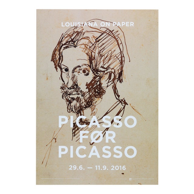 Pablo Picasso Self-Portrait Poster For Sale
