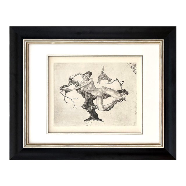 1947 Paul Klee Engraving 1 Virgin in the Tree Reproduction For Sale