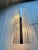 Mid-Century Modern Contemporary Diamanted Rectangular Murano Glass Chromed Wall Sconces - Set of Two For Sale - Image 3 of 6