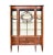 For sale is a good quality Edwardian mahogany inlaid display cabinet, having a single glazed door, above a cupboard,...