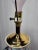 Vintage Chinoiserie Mille-Fleurs Gold Porcelain Table Lamp, Large 32” Statement Floral Lamp For Sale - Image 11 of 16