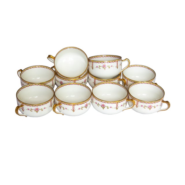 Ceramic Antique Haviland Limoges Dinnerware Set- 100 Pieces For Sale - Image 7 of 13
