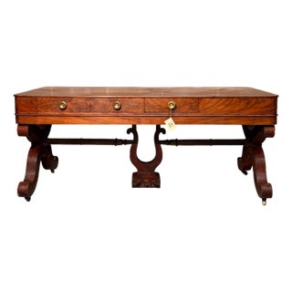 Antique Mahogany Desk, 1800s For Sale
