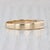 Modern 0.29ctw Emerald Diamond Ring 14k Yellow Gold Size 8.5 Engagement Stackable For Sale - Image 3 of 8