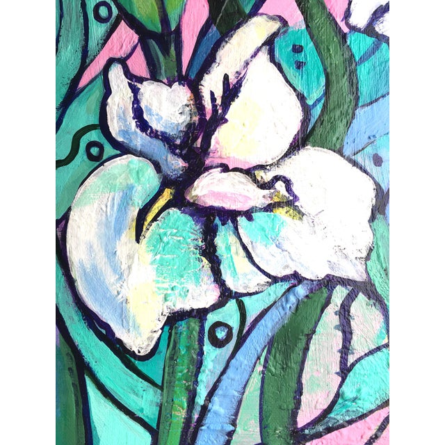 Contemporary Abstract Floral Original Painting by Valeriya Serova For Sale - Image 14 of 15