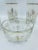 Glass Mid-Century Decover Italy Frosted Highball & Garnish Bowl Cocktail Set- 7 Pieces For Sale - Image 7 of 13