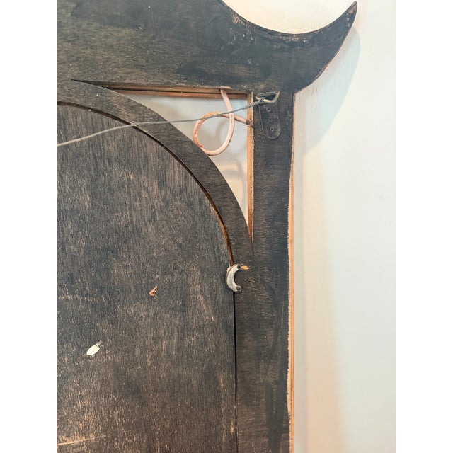 Vintage Split Bamboo Pagoda Wall Mirror – Southeast Asian, 1970s For Sale - Image 15 of 15