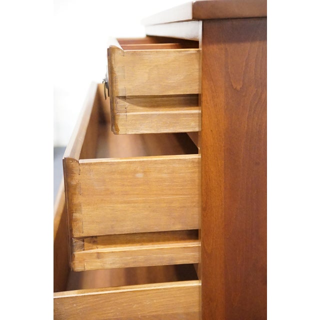 Wood Stickley Furniture Solid Cherry Traditional Duncan Phyfe Style 41" Chest For Sale - Image 7 of 12