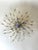 Hollywood Regency Starburst Plafonnier in Gilt Metal and Crystal, 1980s-1990s For Sale - Image 11 of 18