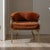1950s Mid-Century John Van Koert Troy Sunshade Cymbal Gold Aluminum Lounge Armchair, Attributed For Sale - Image 5 of 17