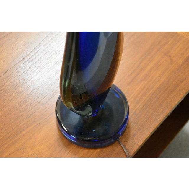Itri Vetri Murano 1960s Vetri Murano Glass Table Lamp For Sale - Image 4 of 7