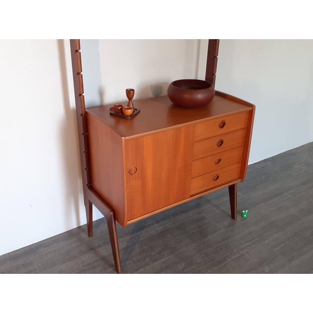 Mid-Century Scandinavian Teak Storage Unit from Ergo, 1960s For Sale - Image 6 of 8