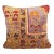 Handknotted Multicolor Pillow Cover Made from Vintage Rug For Sale