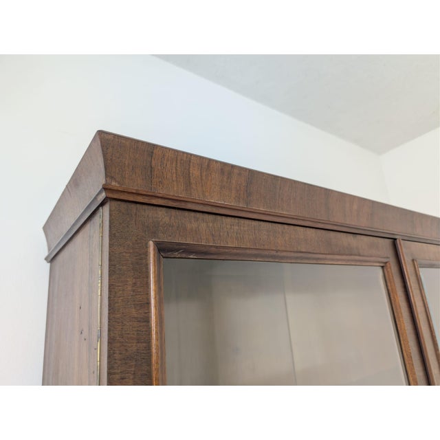Art Deco Display Cabinet in Walnut For Sale - Image 16 of 18