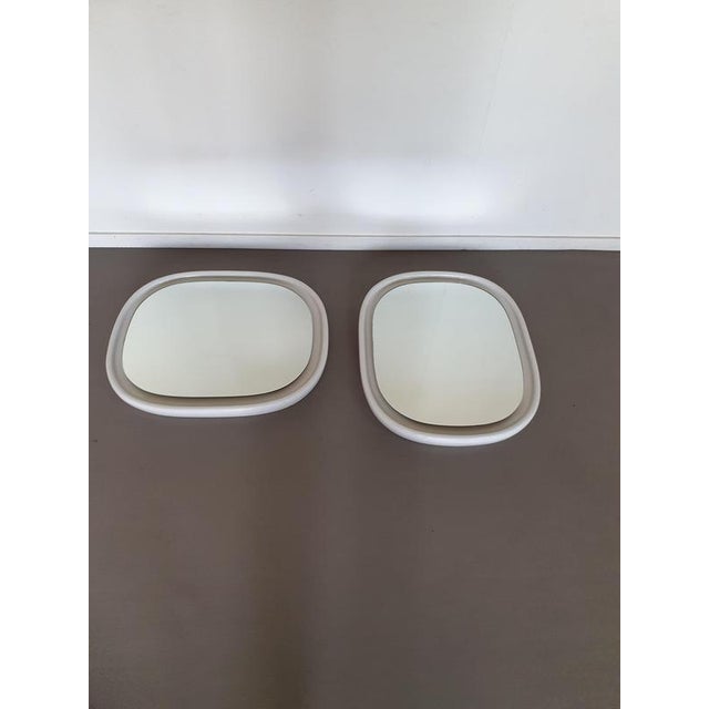 White Ceramic Sphinxs Mirrors, Set of 2 For Sale - Image 8 of 8