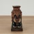 Wood Antique Indian Carved Wood Elephant Stand or Pedestal For Sale - Image 7 of 12