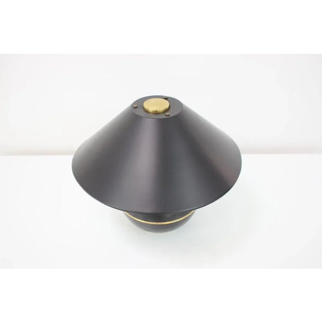 Made in Czechoslovakia Polished Fully functional Original state. The shade is a bit uneven This piece is attributed to the...