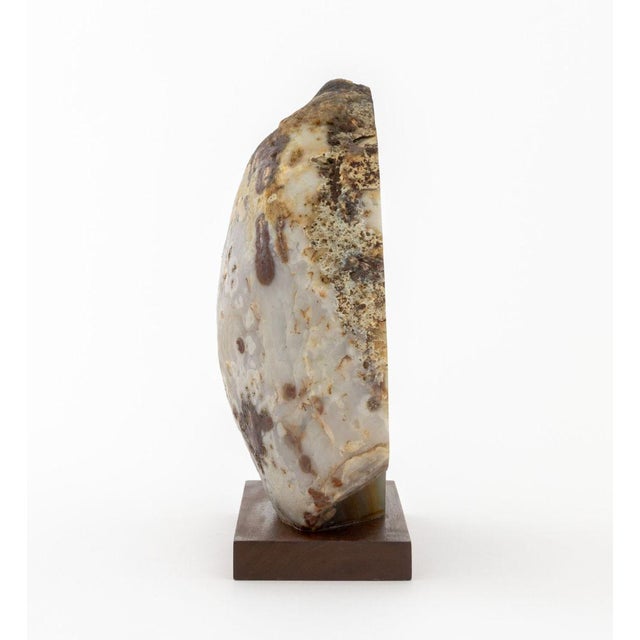 Polished Banded Agate Mineral Specimen For Sale - Image 10 of 10