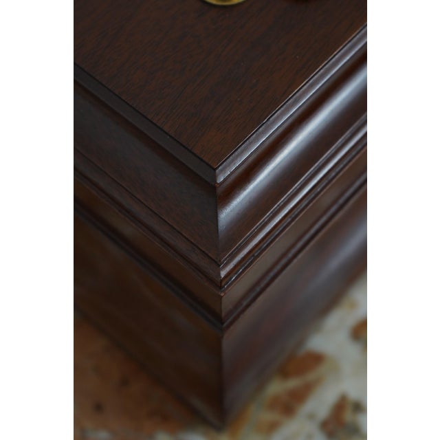 Brown Virginia Metalcrafters Colonial Williamsburg Jewelry Box For Sale - Image 8 of 12