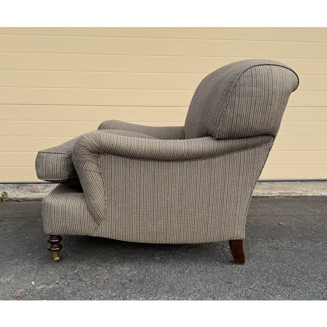 English George Smith Style Standard Arm Chair For Sale - Image 3 of 7