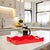 Spangle Scalloped Tray Red For Sale - Image 9 of 9