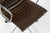 Set of 4 Eames Herman Miller Office Chairs, Brown Leather Thin Pad Aluminum Group For Sale - Image 15 of 18