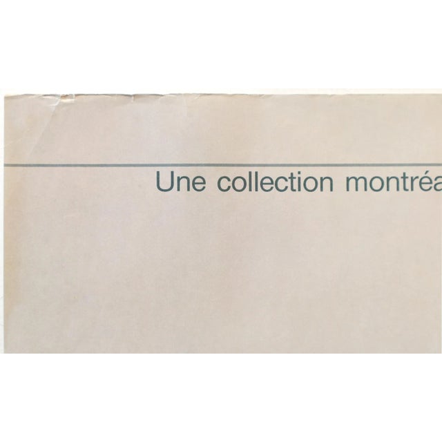 1983 Montreal Museum of Fine Arts Poster, Eleanore Et David Morrice Collection, Montreal Museum of Fine Arts For Sale - Image 6 of 7