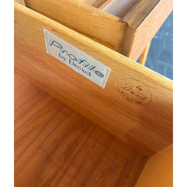 Fully-Refinished John Van Koert Drexel Profile Desk For Sale - Image 9 of 12