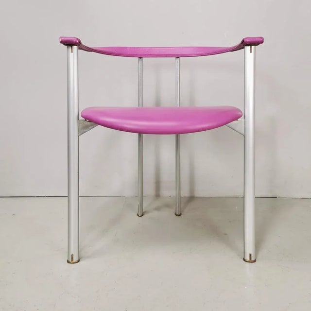 Leather IALEA Armchair by Antonio Citterio for B&B Italia, 1980s For Sale - Image 9 of 9