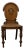 19th Century Mahogany Hall Chair For Sale