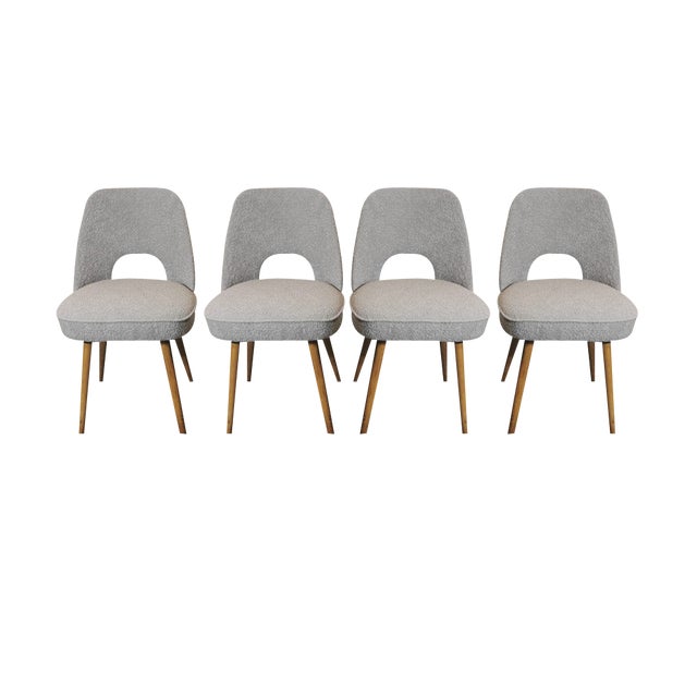 Dining Chairs by Oswald Haerdtl for TON, 1950s, Set of 4 For Sale