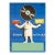 Disques Radio-Ete - Beric - c.1950s French Radio Poster Seen on Frasier For Sale