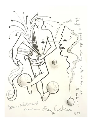 Jean Cocteau - Parametabolismes - Original Lithograph 1956