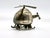 Mid-Century Modern Vintage Silver-Plated Helicopter Piggy Bank, 1960s For Sale - Image 3 of 9