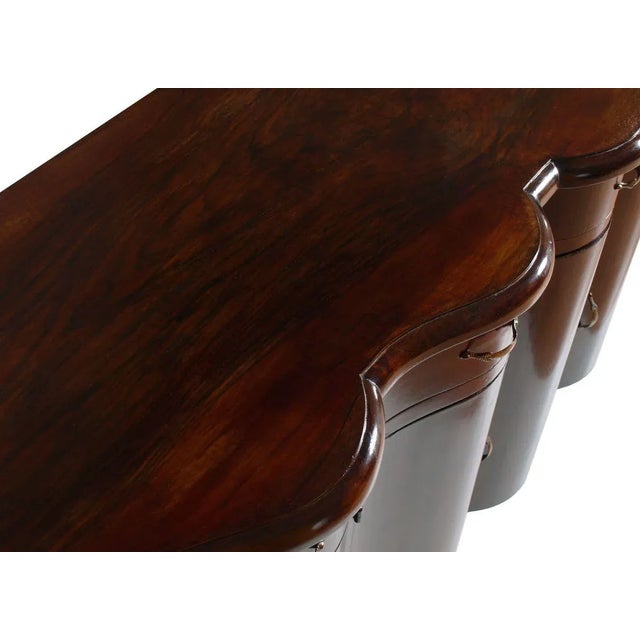 Antique Mirror & Walnut Sideboard from Testolini & Salviati For Sale - Image 4 of 6