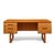 Dyrlund Mid Century Danish Teak Desk This desk measures: 61 wide x 29.25 deep x 27.75 high, with a chair clearance of...