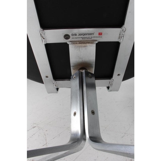 Black Lounge Chair Corona attributed to Poul M. Volther For Sale - Image 8 of 9