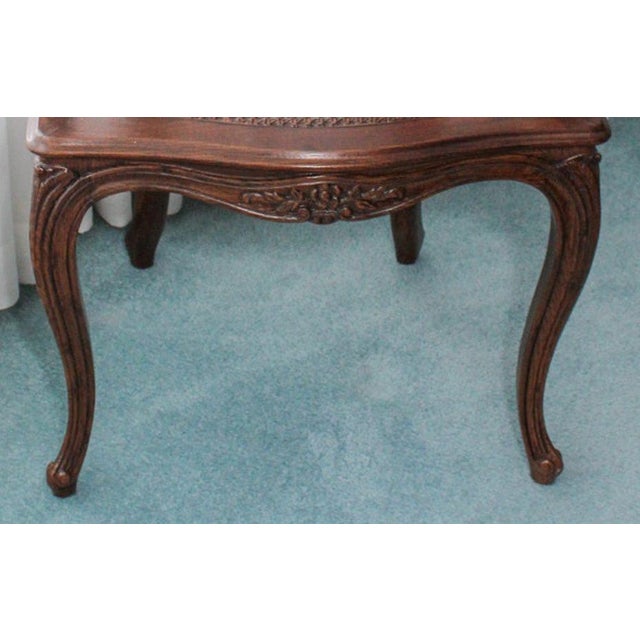 Henredon Four Centuries French High Back Cane Dining Chairs With