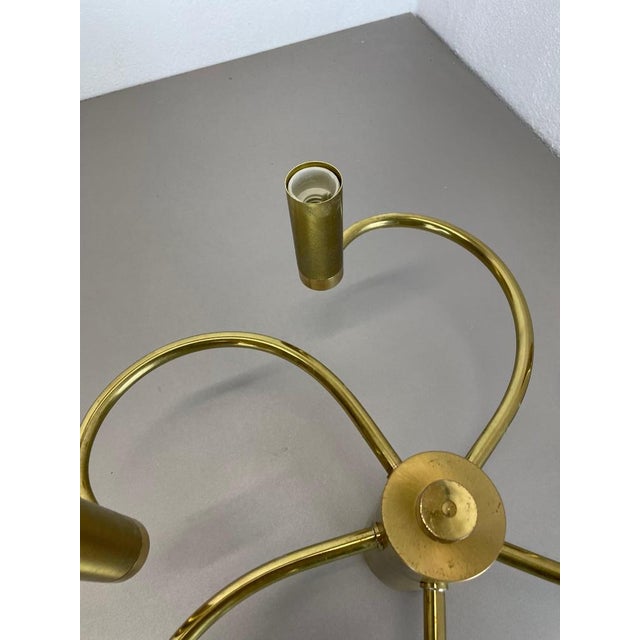 Round Brass Ceiling Light, Germany, 1980s For Sale - Image 11 of 18