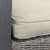 Gray Outdoor All Weather Wicker Loveseat With Cushions For Sale - Image 8 of 9