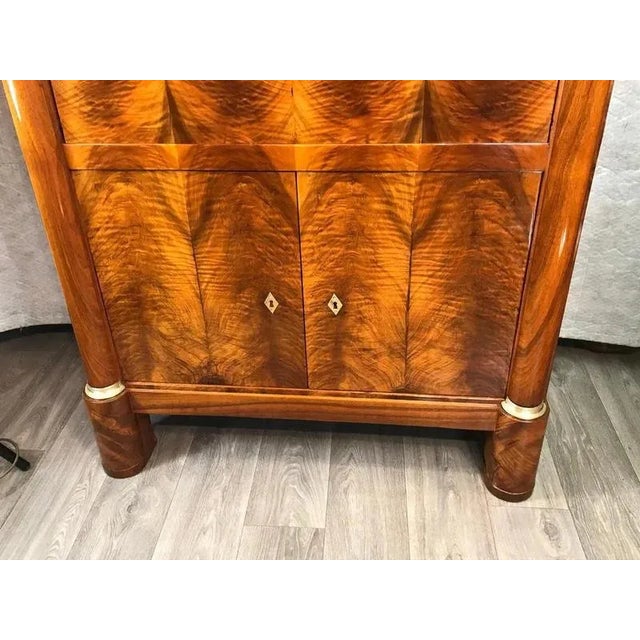 Early 19th Century Antique Biedermeier Secretary Desk, Germany, 1820s For Sale - Image 5 of 10