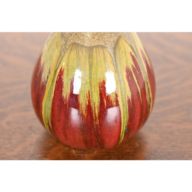 Ceramic Modern Drip Glazed Ceramic Bud Vase For Sale - Image 7 of 10