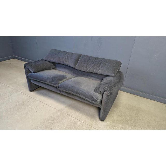 Maralunga Sofa by Vico Magistretti for Cassina, 1970 For Sale - Image 14 of 15