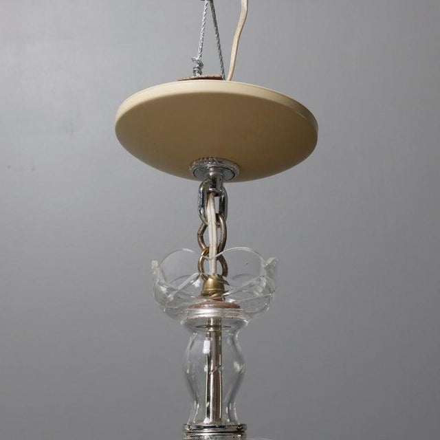 Oversized Vintage Continental Cut & Strung Nine-Light Chandelier, Circa 1910 For Sale - Image 11 of 11