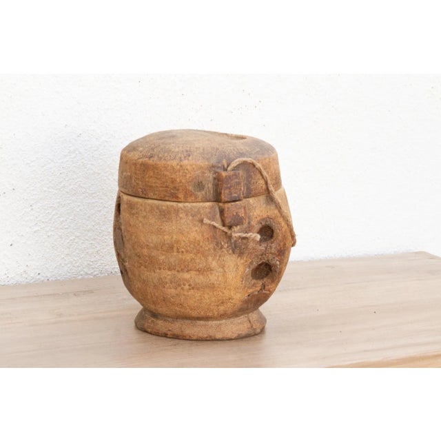 Antique Wooden Food Storage Basket For Sale - Image 4 of 9