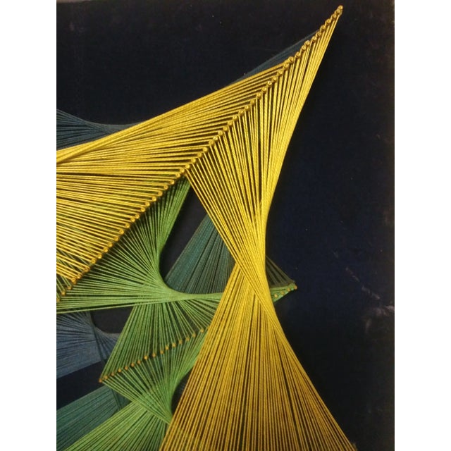 1960s Large 1960s Vintage Symmography Mid Century String Art Piece For Sale - Image 5 of 13